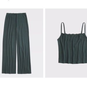 Abercrombie & Fitch pointelle pajamas pink